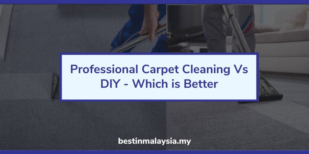 Professional Carpet Cleaning Vs DIY - Which is Better